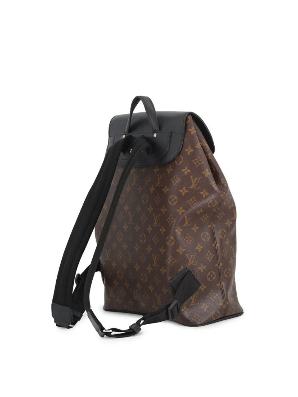 Louis Vuitton Backpack Monogram Macassar Parc Black